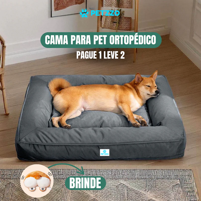 [PAGUE 1 LEVE 2] Cama para Pet Fully Ortopédica - A Prova D'Água e Indestrutivel